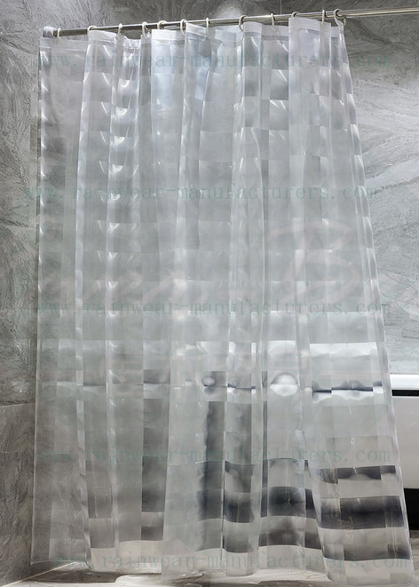 PVC Clear Shower Curtain